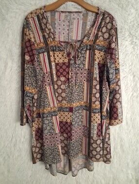 Fun Flowy Blouse 1X